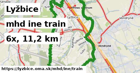 Lyžbice Doprava iná train