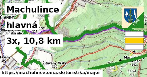 Machulince Turistické trasy hlavná 