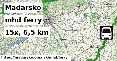 Maďarsko Doprava ferry 