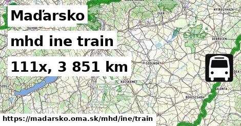 Maďarsko Doprava iná train