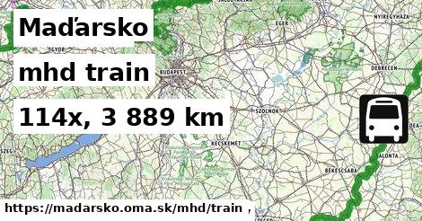 Maďarsko Doprava train 