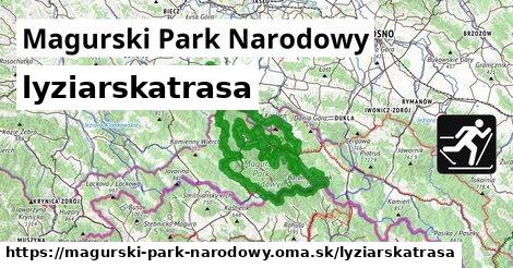 Magurski Park Narodowy Lyžiarske trasy  