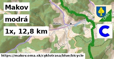 Makov Cyklotrasy modrá bicycle