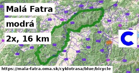 Malá Fatra Cyklotrasy modrá bicycle