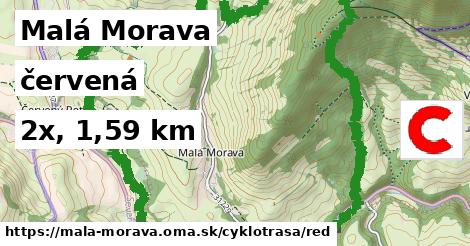 Malá Morava Cyklotrasy červená 