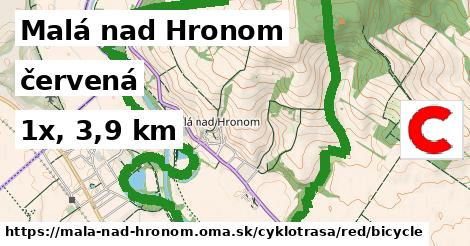 Malá nad Hronom Cyklotrasy červená bicycle