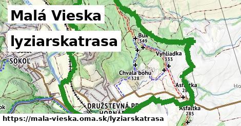 Malá Vieska Lyžiarske trasy  