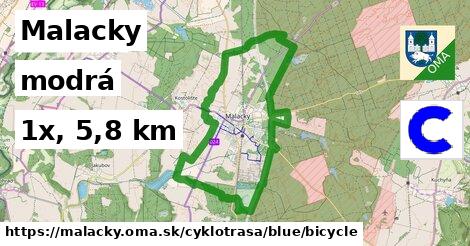 Malacky Cyklotrasy modrá bicycle