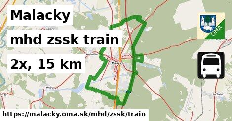 Malacky Doprava zssk train