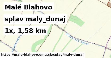 Malé Blahovo Splav maly-dunaj 