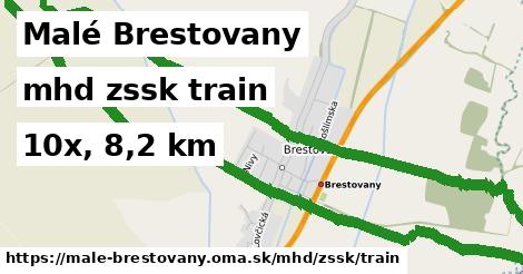 Malé Brestovany Doprava zssk train