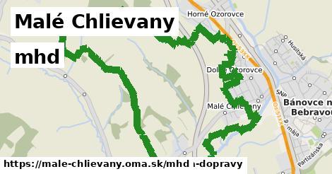 Malé Chlievany Doprava  