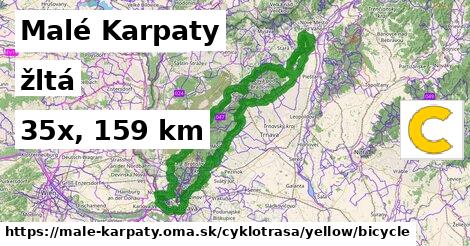 Malé Karpaty Cyklotrasy žltá bicycle