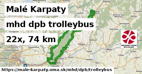 Malé Karpaty Doprava dpb trolleybus