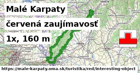 Malé Karpaty Turistické trasy červená zaujímavosť