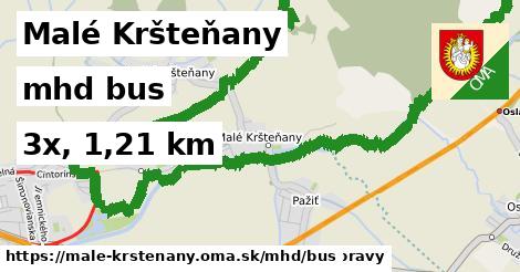 Malé Kršteňany Doprava bus 