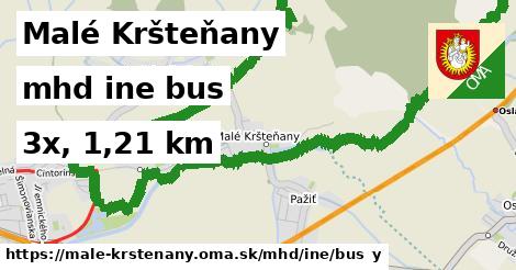 Malé Kršteňany Doprava iná bus