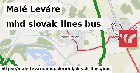 Malé Leváre Doprava slovak-lines bus