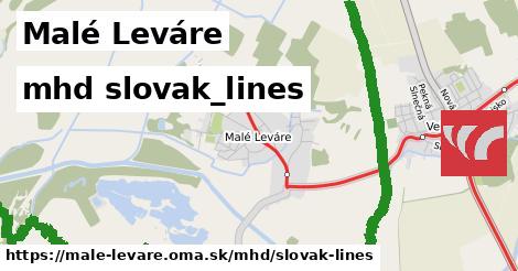 Malé Leváre Doprava slovak-lines 