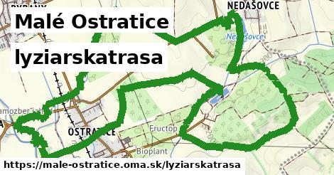 Malé Ostratice Lyžiarske trasy  
