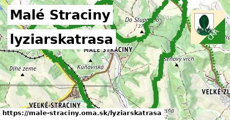 Malé Straciny Lyžiarske trasy  