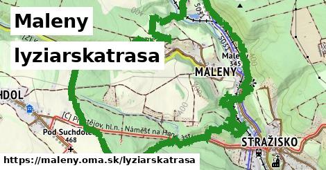 Maleny Lyžiarske trasy  