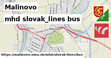 Malinovo Doprava slovak-lines bus