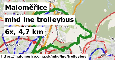 Maloměřice Doprava iná trolleybus