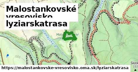 Malostankovské vresovisko Lyžiarske trasy  