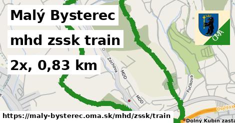 Malý Bysterec Doprava zssk train