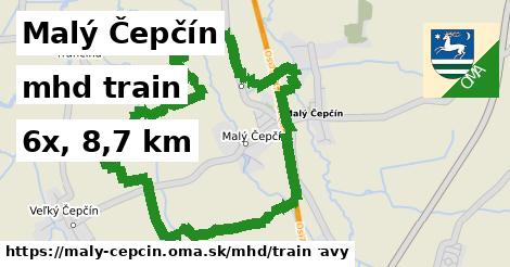 Malý Čepčín Doprava train 