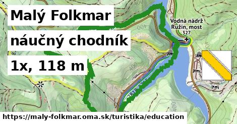 Malý Folkmar Turistické trasy náučný chodník 