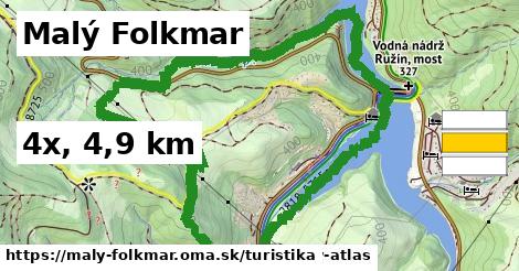Malý Folkmar Turistické trasy  