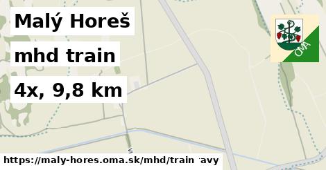 Malý Horeš Doprava train 