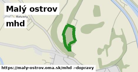 Malý ostrov Doprava  