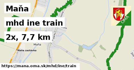 Maňa Doprava iná train