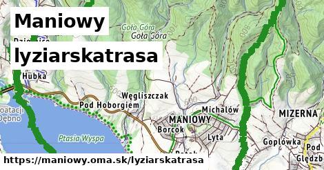 Maniowy Lyžiarske trasy  