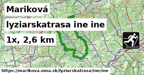 Mariková Lyžiarske trasy iná iná