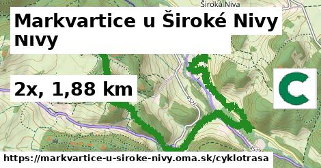 Markvartice u Široké Nivy Cyklotrasy  