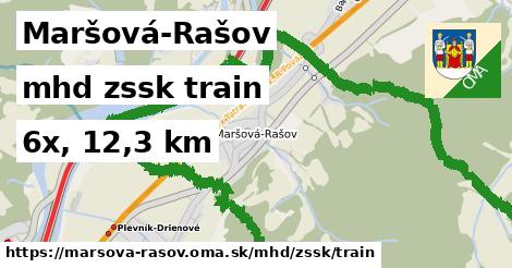 Maršová-Rašov Doprava zssk train