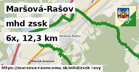 Maršová-Rašov Doprava zssk 