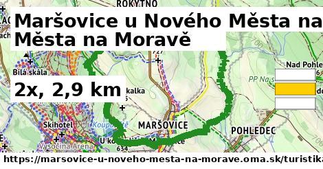 Maršovice u Nového Města na Moravě Turistické trasy iná 