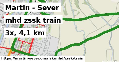 Martin - Sever Doprava zssk train