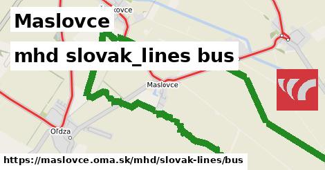 Maslovce Doprava slovak-lines bus