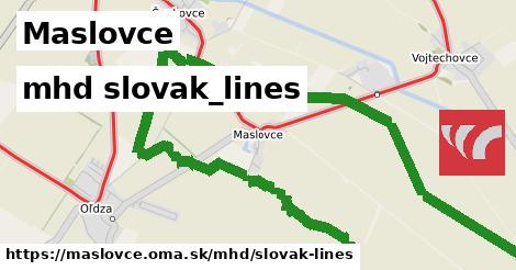 Maslovce Doprava slovak-lines 