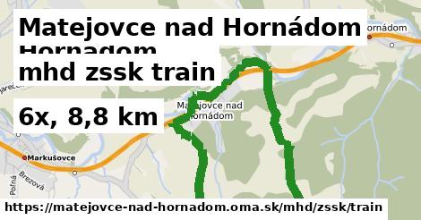 Matejovce nad Hornádom Doprava zssk train