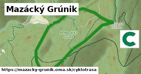 Mazácký Grúnik Cyklotrasy  