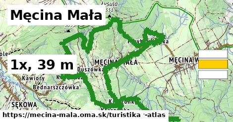 Męcina Mała Turistické trasy  