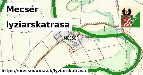 Mecsér Lyžiarske trasy  