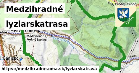 Medzihradné Lyžiarske trasy  